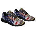 thumbnail image 6 of Memorial Day Remember and Honor Veteran American flag Patriot We The People Shoes Sneakers Black Size 4, 6 of 7