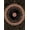 Black Gold Rose, Pattern 19, variant on ODIKA 8'x10' Washable Area Rug Non-Shedding, Easy Care, Vinyl Note Record Album Disc Motif Border Round Cd Themed Music Flowing Dynamic for King Size Bedroom Under Bed, Master Suite