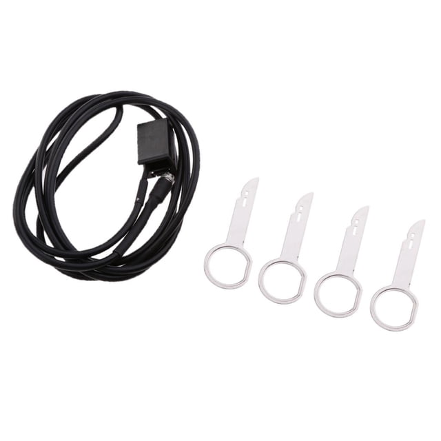 Accesorios Del Reproductor Del Coche Del Cable sonido AUX Del Extremo Femenino de 3.5mm para Black Yotijar Cable auxiliar del adaptador del coche