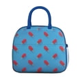 thumbnail image 2 of Lunch Bag Lunch Box for Women Reusable Insulated Lunch Bags,Water-Resistant Cute Red Frozen Ice Pop Cooler Lunch Tote Bag, Large Capacity for Work Travel Picnic, 2 of 6