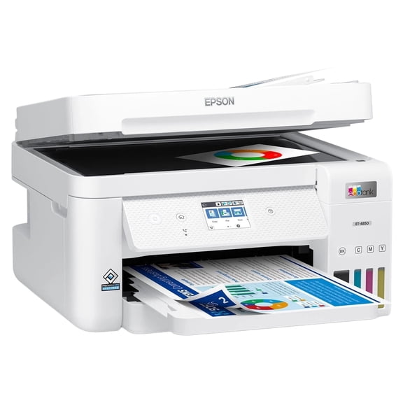 Epson EcoTank ET-4850 Color Inkjet All-in-One Printer Bonus Black Ink