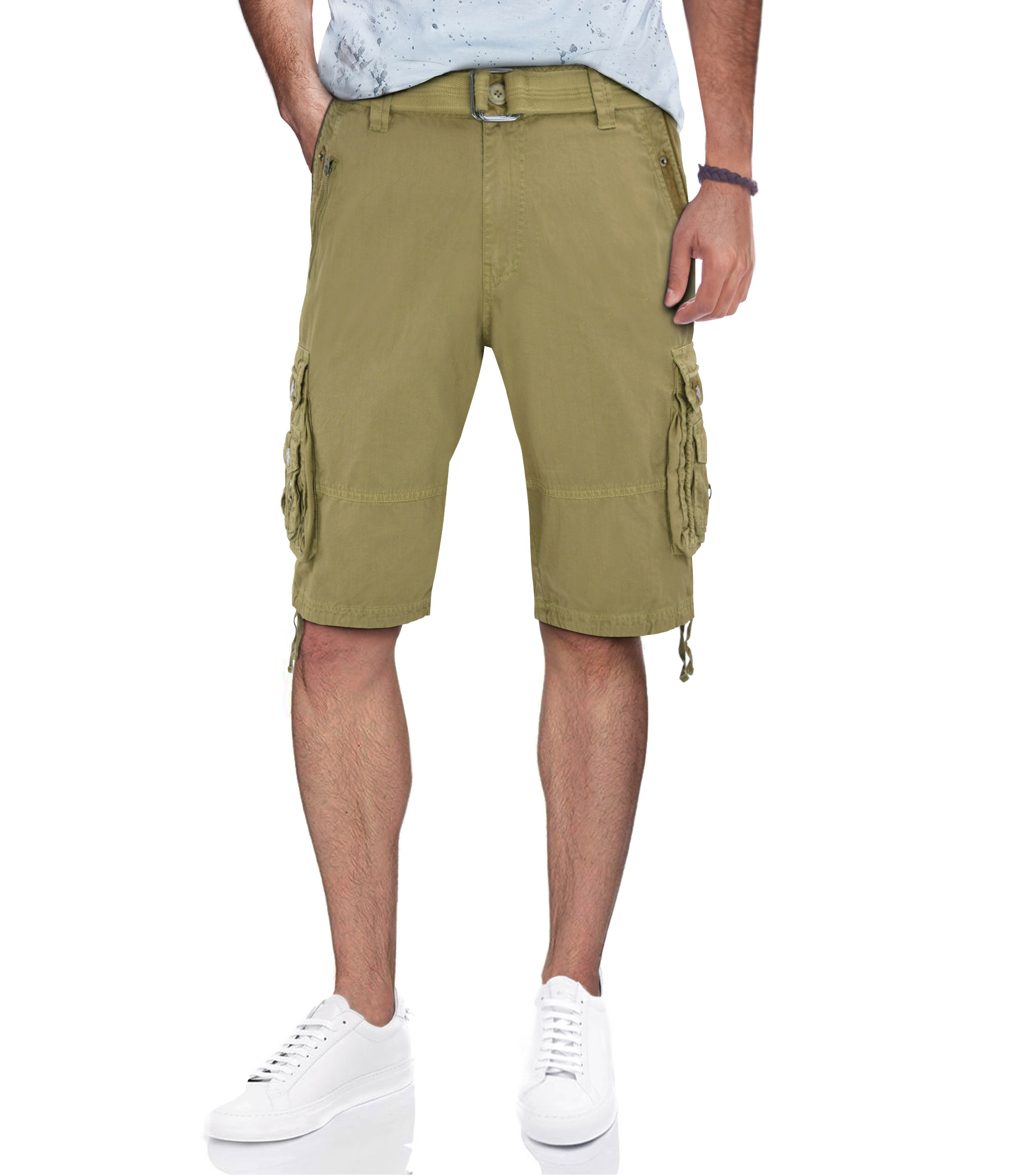 Belted Tactical Cargo Shorts 12.5 
