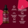 thumbnail image 2 of Aceite de Ricino Orgánico Extraherbos 100% Puro 30ml, Estimula el crecimiento de pestañas, cejas y barba, sin parabenos, 2 of 4