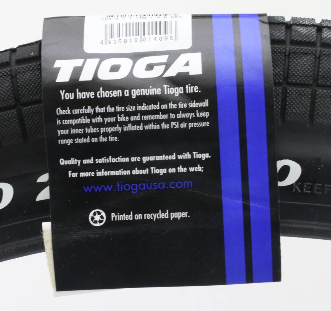 TIOGA FACTORY FS100 27.5×2.10 27.5 タイオガ Tioga FS100 26 x 2.3 Wire Black⁄Black Clincher Reflective MTB No