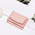 thumbnail image 4 of Carteras de mujer Cartera De Cuero De PU Para Mujeres Pequeñas De Moda Con Monedero De Caja De Tarjeta Organizadora De Monedas Rosa Rosa Magideal Carteras de mujer, 4 of 6