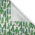 thumbnail image 4 of Ambesonne Exotic Grommet Curtain Single Panel, Colorful Themed Cactus Motif, 50"x60", Forest Green and Red, 4 of 5