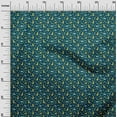 thumbnail image 3 of oneOone Georgette Viscose Teal Blue Fabric Colorful Dinosaur Cartoon Sewing Fabric By The Yard Printed Diy Clothing Sewing Supplies 42 Inch Wide, 3 of 5