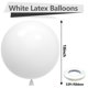 thumbnail image 2 of Globos Bezente de látex blancos de 18 cm, 30 unidades, para decoración de fiestas, 2 of 8