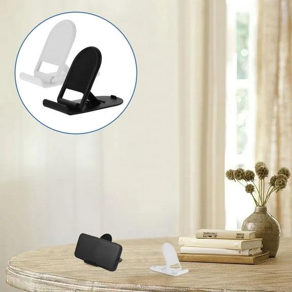 Moluckfu 2pcs Phone Prop Stand Plastic Black for Live Streaming Compact Design