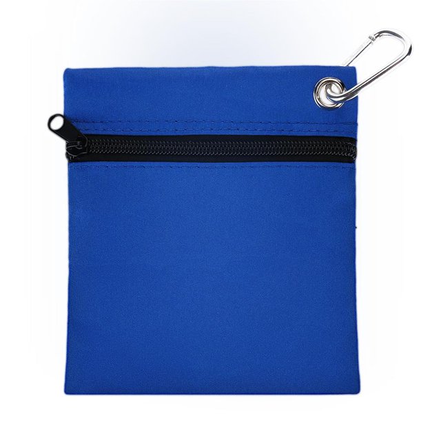 Soporte para Bolsa de almacenamiento de bolas de Golf Toystoory con cremallera y mosquetón Azul