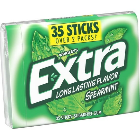 Extra Spearmint Gum (Pack of 3)