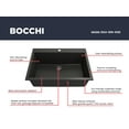 thumbnail image 6 of Bocchi 1634-0126 Campino Uno 27" Undermount Single Basin Granite Kitchen Sink - Black, 6 of 7