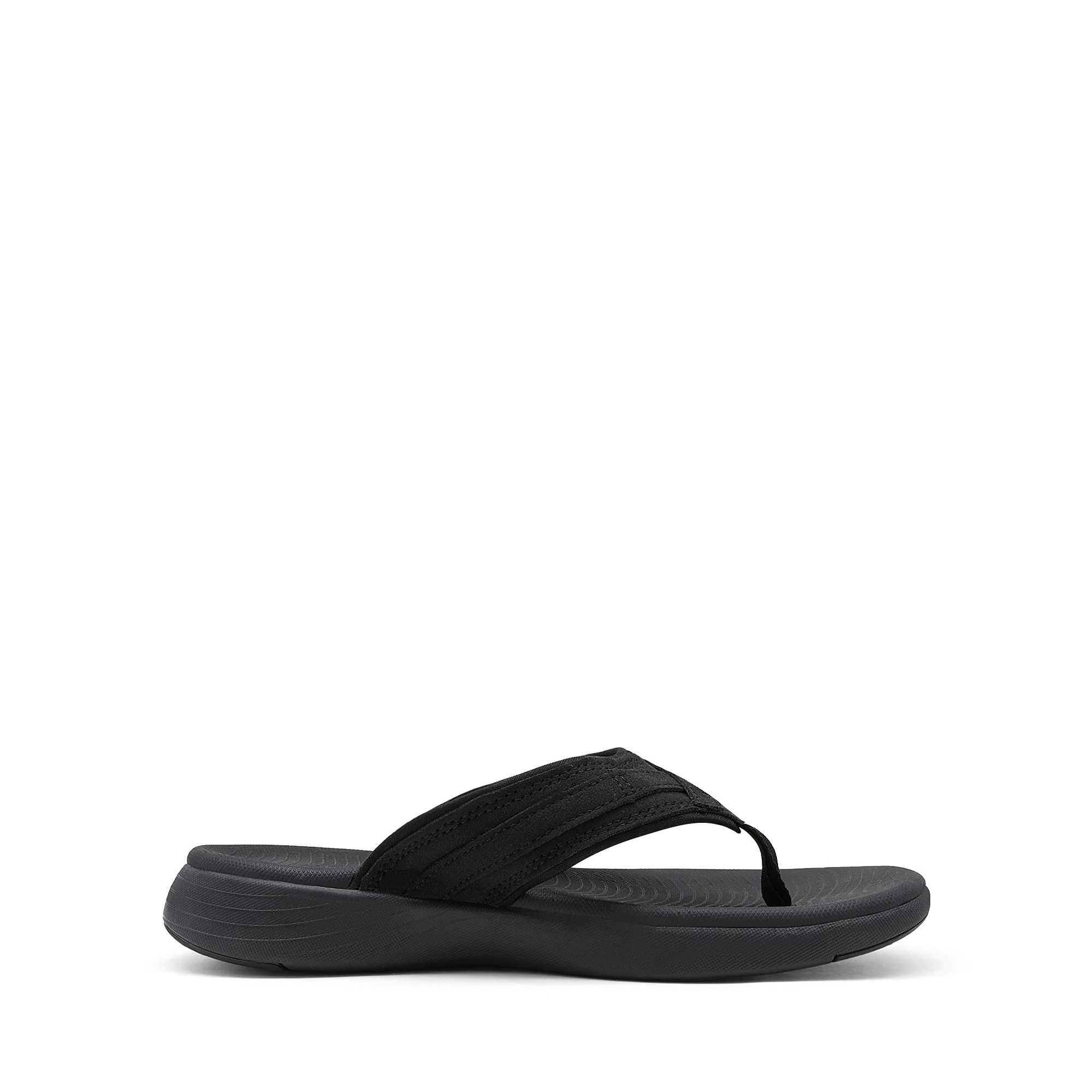 Dream Pairs Women's Flip Flops with Arch Support, Black photo 4