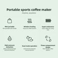thumbnail image 5 of Coffee Machine,Coffee 20bar Pump Espresso Coffee Heat Coffee Maker With 3oz Serve Coffee Brew 3oz Serve 20bar Pump Pressure Heat And Cold Coffee Heat And 3-in-1 Coffee 20bar Maker With 3-in-1, 5 of 5