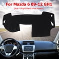 thumbnail image 3 of Black Dash Cover Dashboard Mat Pad for Mazda 6 2009-2012 Dashboard Mat Sun Shade Carpet, 3 of 10