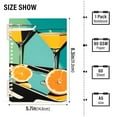 thumbnail image 2 of FORMRS 1-Subject Spiral Notebook 8" x 5" College Ruled 60 Refillable Sheet A5 Hard Cover, 2 Pack, Orange Glasses, 2 of 7