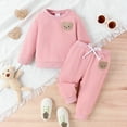 thumbnail image 2 of Toddler Baby Boy Girl Sweatshirt and Pants Set Fall Winter Bear Jogger Pants Outfit Suit 9M-5Y, 2 of 5