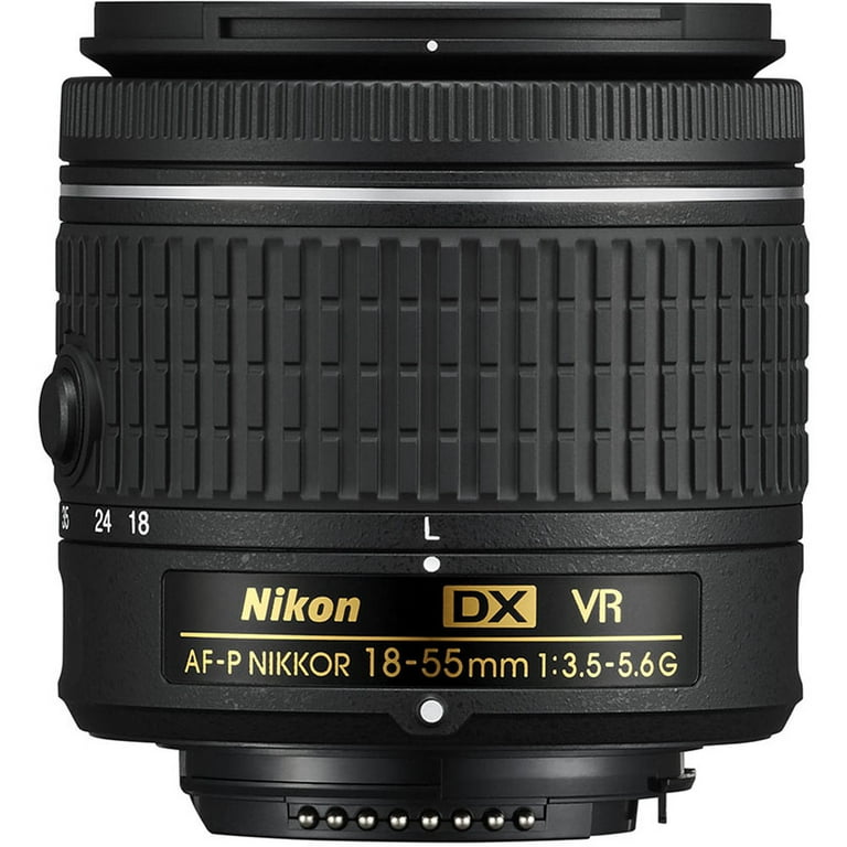 Nikon D5300 24.2MP DSLR Digital Camera with 18-55mm AF-P VR Lens (Grey)  (1521) Bundle with SanDisk 64GB SD Card + Camera Bag + Filter Kit + Spare  Battery + Telephoto Lens Nikon