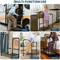 thumbnail image 5 of Step Stool with Handle  Adjustable Height Handrail Easy to Assemble, Foot Stool for Elderly, Disabled, Suitable for Bedside, Kitchen, Car, Bathtub 450 Lbs Capacity, 5 of 8