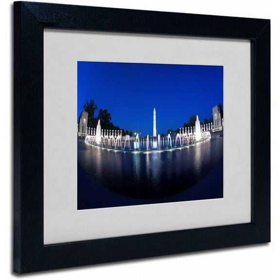 Trademark Fine Art "Twilight" Canvas Art by CATeyes, Black Frame