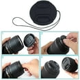 thumbnail image 2 of Capuchon d'Objectif 62/67mm pour Nikon Pentax Tamron Olympus Prof B7U3 C8M8 R6W7, 2 of 8
