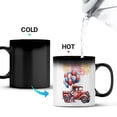 thumbnail image 3 of Vintage Patriotic Siberian Husky 4th of July Independence Memorial Day Heat Color Changing Mug Husky Dog Lover Gifts Magic Coffee Mug - 01006, 3 of 4