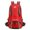 red, variant on Canvas Zipper Backpack, One Size