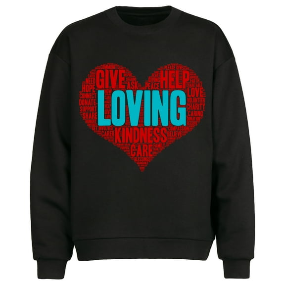Graphic Sweatshirt Long Sleeves,Sizes S-2XL