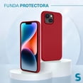 thumbnail image 2 of Funda de Protección para iPhone 14 - Sovico - Silicón con Forro de Microfibra, 2 of 6