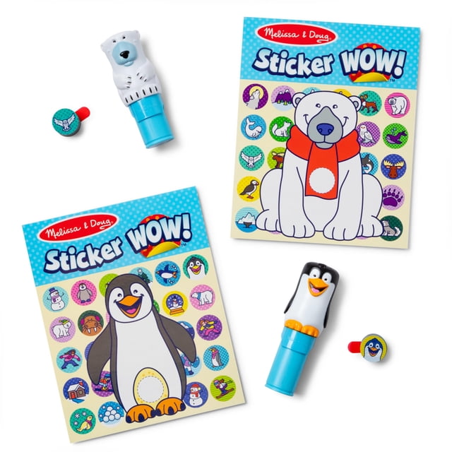 Pegatina coleccionable de arte y artesanía Melissa & Doug Wow