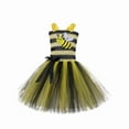 thumbnail image 6 of Hihipz Little Girls Dresses Halloween Bee Floral Mesh Tutu Gown Carnival Dance Performance Party Dress, 6 of 9