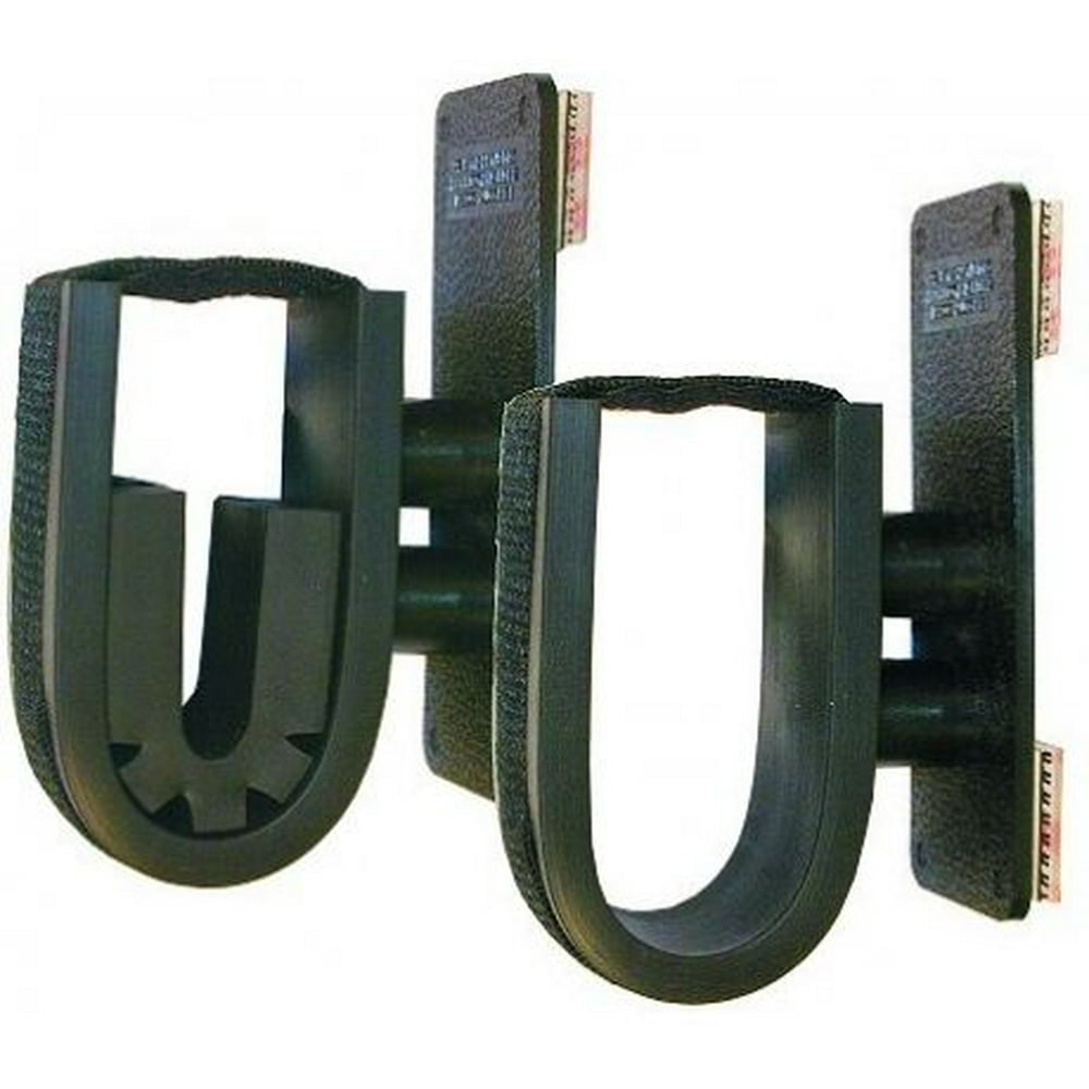 RUGGED GEAR DUAL LOCK GUN RACK BLACK METAL UNIVERSAL