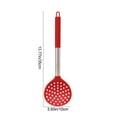 thumbnail image 2 of Kieccall Kitchen Slotted Spoon Stainless Steel Strainer Ladle For Home Kitchen Noodle Dumpling Oil Draining, 2 of 6
