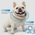 thumbnail image 2 of Petzymart Cool Loop, Petzymart Cooling Collar, Petzymart Coolloop for Dogs, Lightweight and Comfortable Cooling Collar for Dog with Ice Packs, Essentials for Dogs to Go Out in Summer (Green, L), 2 of 10