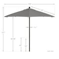 thumbnail image 4 of California Umbrella Venture 9' Bronze Market Umbrella in Granite, 4 of 5