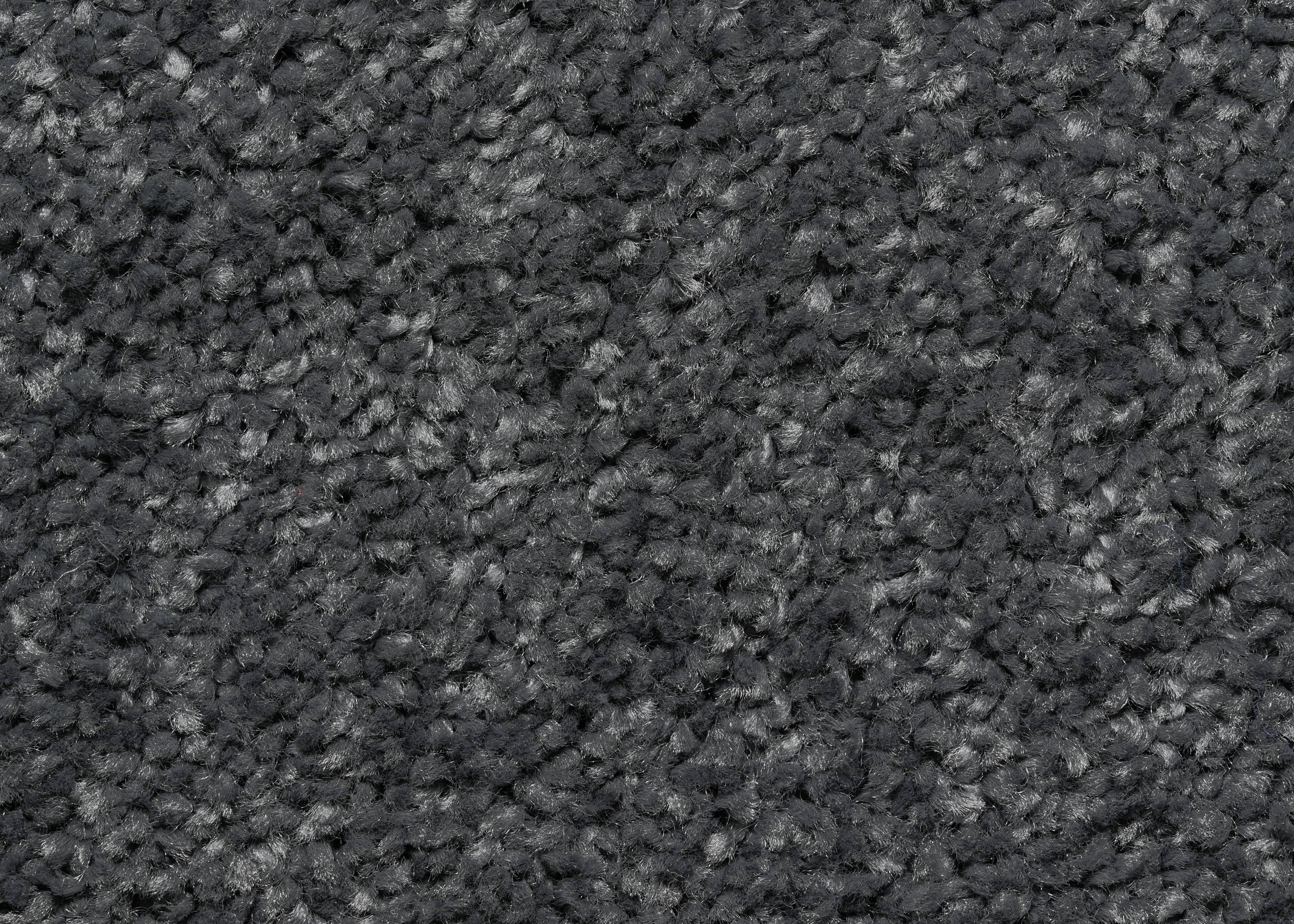 Garland Rug Gramercy Washable Polypropylene Cinder Gray Bathroom Carpet, 6' x 9'