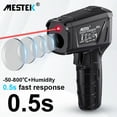 thumbnail image 5 of Digital Infrared Thermometer Outdoor Pyrometer Adjust Heat Meter Double Laser High Temperature Meter Food Kitchen Thermometers, 5 of 5