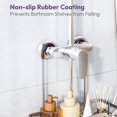 thumbnail image 4 of Shower Caddy Hanging Organizer - Over the Door Shower Caddy with Soap Holder, 11 Hooks, 2 Installation Ways, Stainless Steel Rustproof Bathroom Organizer, Black, 4 of 8