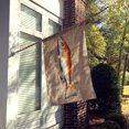 thumbnail image 2 of Carolines Treasures 8736CHF Poisson Rouge Poisson Toile Drapeau - Taille de la Maison- 28 x 40 Po., 2 of 4