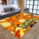 thumbnail image 2 of Alfombra de baño de franela antideslizante de Pikachu, alfombra rectangular de dibujos animados de Pokémon, Alfombra de piso para puerta de cocina, alfombra de baño para sala de estar, decoración del, 2 of 4