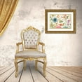 thumbnail image 3 of Audit, Lisa 24x17 Gold Ornate Wood Framed with Double Matting Museum Art Print Titled - Rainbow Seeds Flowers I on Wood Cream, 3 of 4