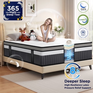 MORGEDAL ラテックスマットレス, ふつう/ダークグレー140x200CM Ikea MORGEDAL Full Size Foam Mattress, medium firm, dark gray
