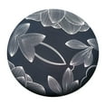 thumbnail image 1 of GROWTH TANK Elastic Round Stool Cover Barstool Cover Polyester Cushion 28-40cm Printed for F, 1 of 9