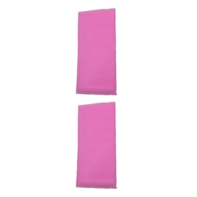 Ruiboury Bathing Experience With Exfoliating Shower Towel Skin Friendly Washcloth Towels pink 2Set