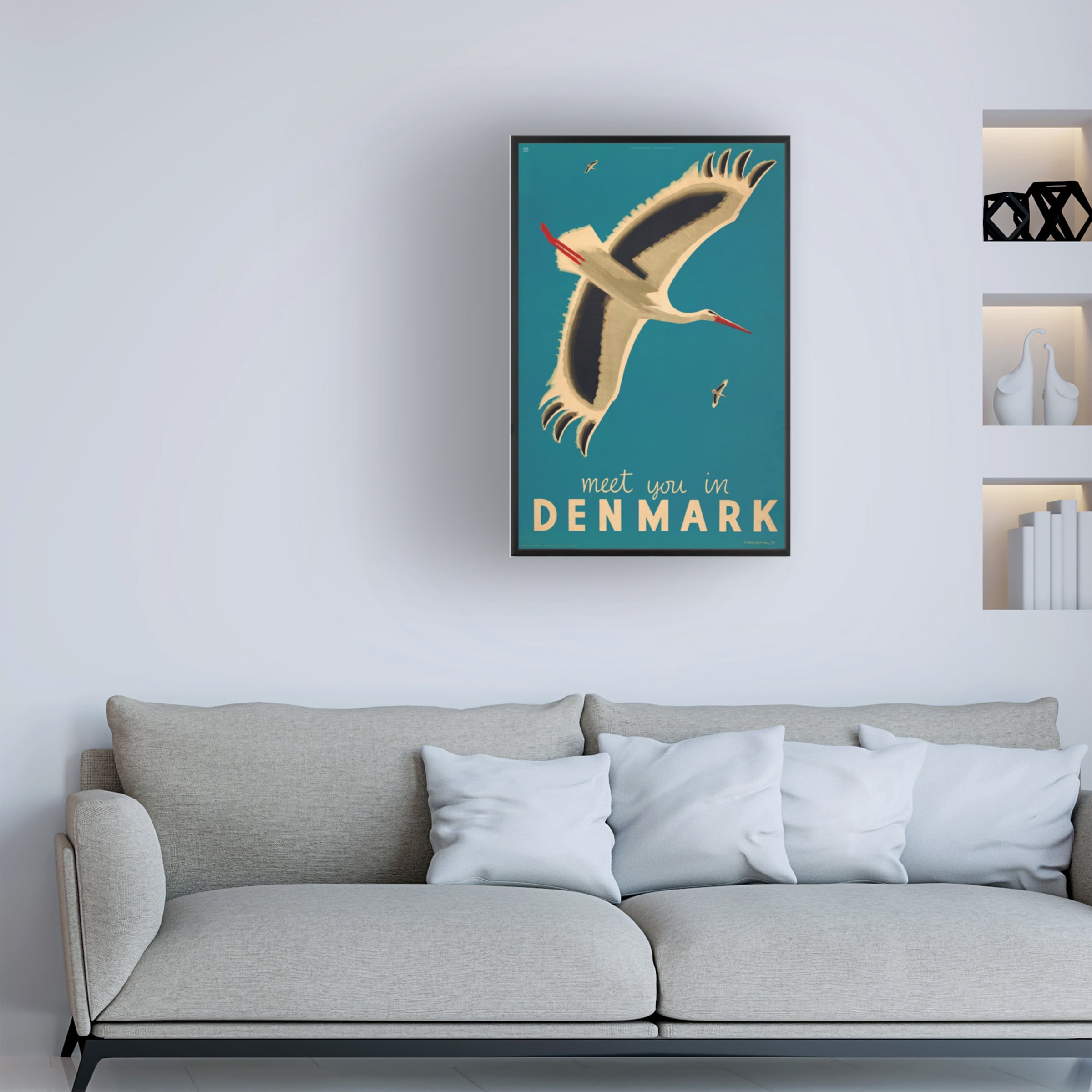 Trademark Fine Art 'Denmark' Canvas Art by Vintage Apple Collection