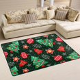thumbnail image 2 of SKYSONIC Christmas Trees Decorations Non-Slip Area Rug, Merry Xmas Floor Carpet Comfort Floor Mats Decor for Indoor Front Porch Living Room Bedroom Kitchen, 36"x24", 2 of 5