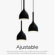 thumbnail image 4 of Lámpara Colgante Moderna Candelabro 3 Cabezas Alt. Ajustable, 4 of 4