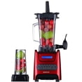 thumbnail image 5 of OVENTE Kitchen Countertop Blender with Dispenser Stainless Steel Blade & 1.5L BPA-Free Portable Easy Clean Jar, 1000 Watt Base Powered Electric Mixer for Smoothie Protein Shakes, Red BLH1000R, 5 of 7