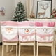 thumbnail image 4 of Fundas para Sillas Navideñas Fundas para Respaldo de Silla Navideñas Rosas para Comedor Bonitas Fundas para Sillas con Forma de Alce Navideño Fundas para Sillas, 4 of 5