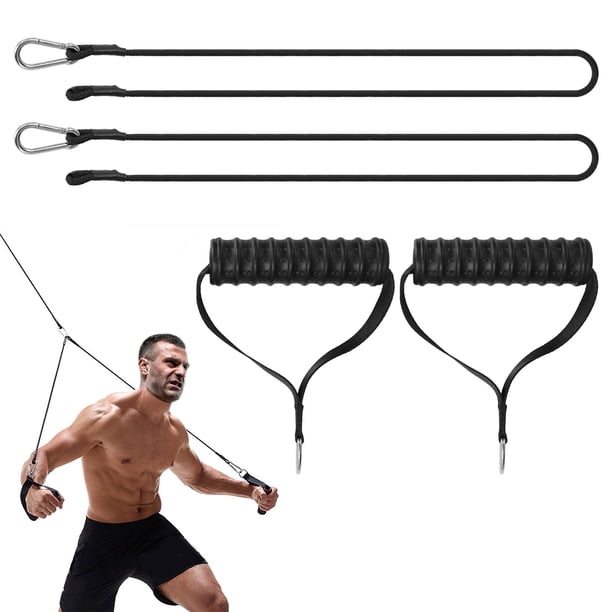 Accesorios integrales para entrenamiento muscular, pinza para el pecho, tensión para espalda ancha, hombros, bíceps braquial, barra de tensión, cuerda de alta resistencia
